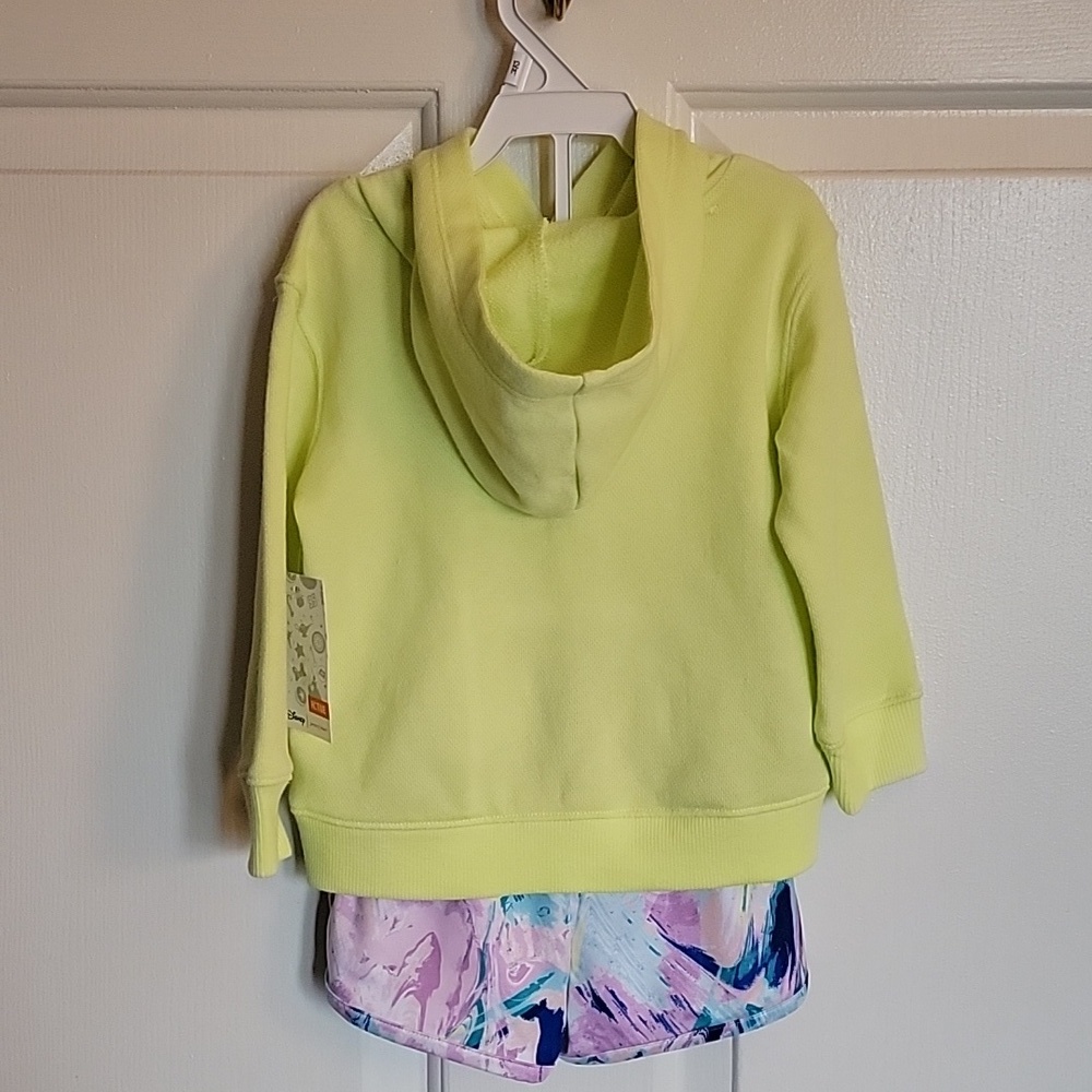 Disney and Jumping Beans Minnie Mouse 2-piece set, 12m hoodie and shorts. NWT - Picture 3 of 8